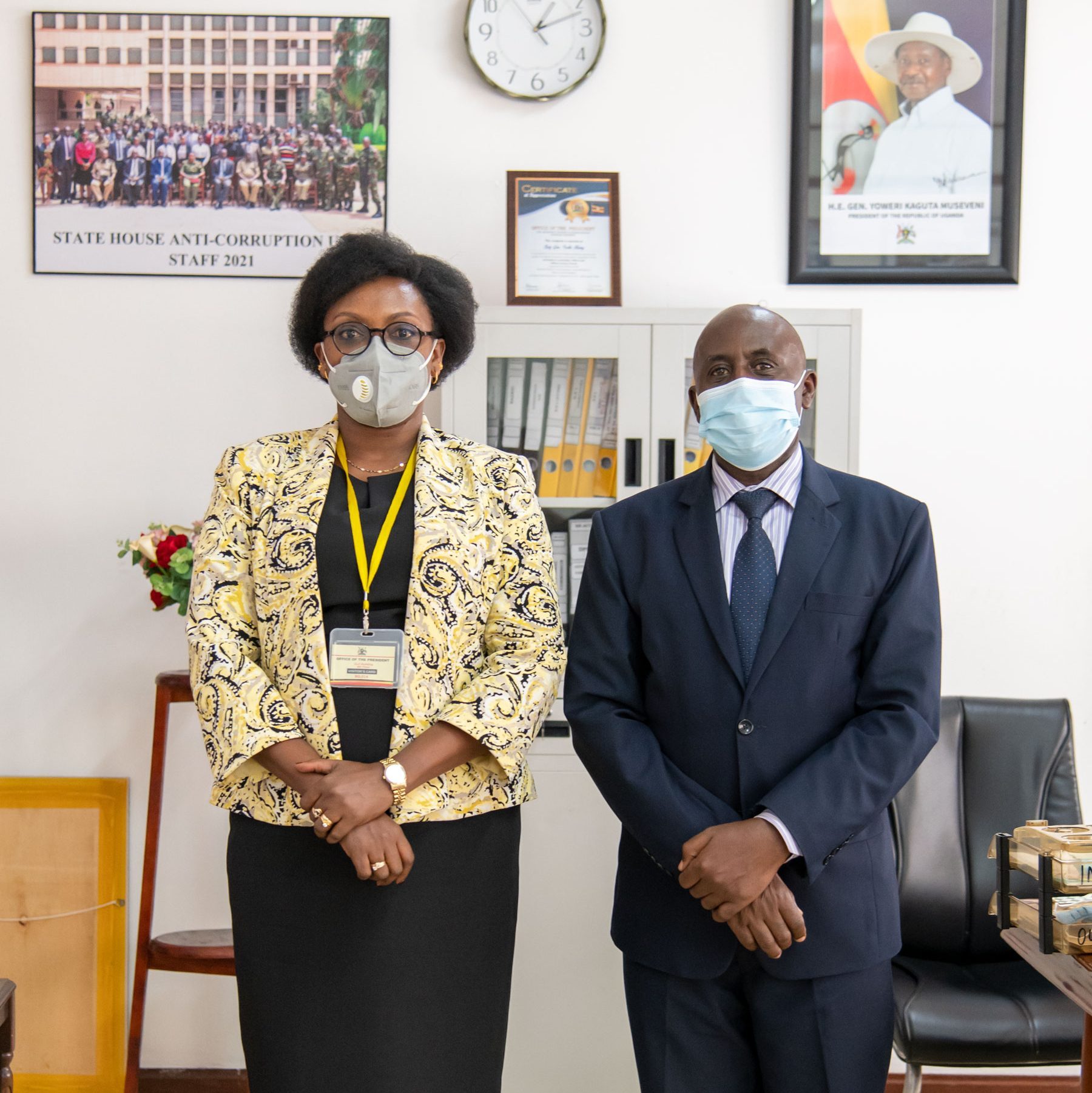 National Physical Planning Board Chairperson Pays Brig Gen Isoke A Courtesy Call.